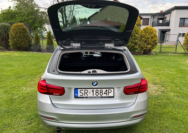 BMW Seria 3 cena 61000 przebieg: 143786, rok produkcji 2016 z Rybnik małe 79